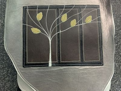 Handmade leather crossbody bag