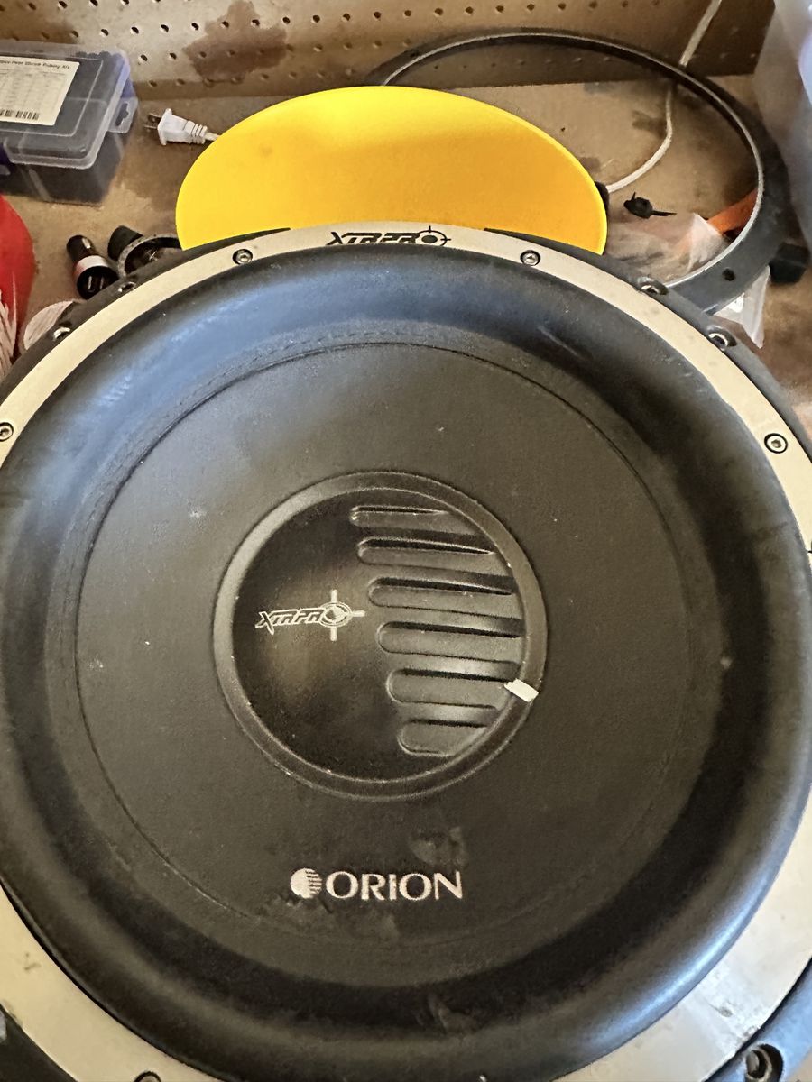 Orion XTR PRO blown Subwoofer