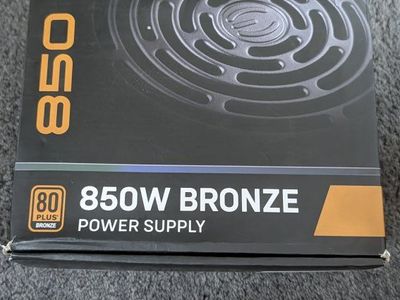 EVGA 850 B5 850W 80 PLUS BRONZE Modular Power Supply for Desktop PC