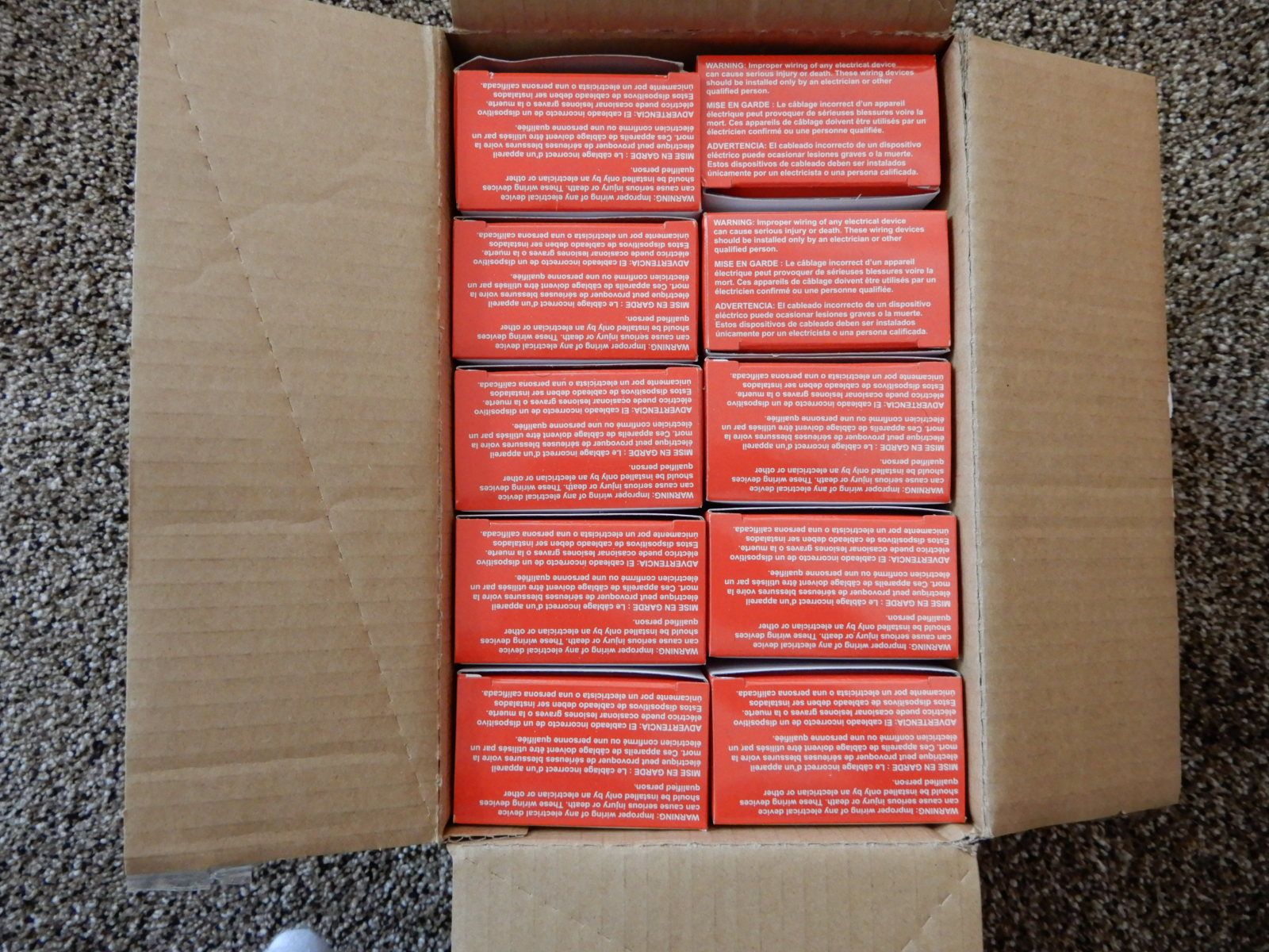 set of 10 circuit breakers