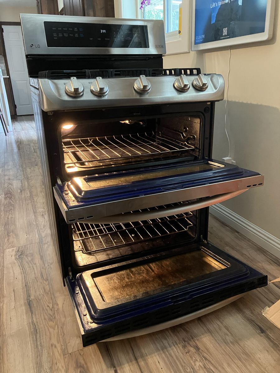 LG gas double oven