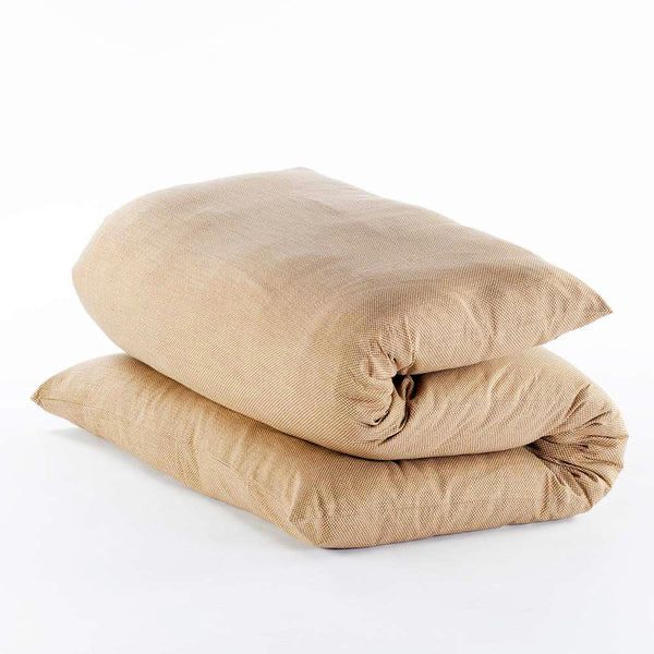 J-Life All-Natural Japanese Futon - 100% Cotton, Flame Retardant, cot size 30” by 75”