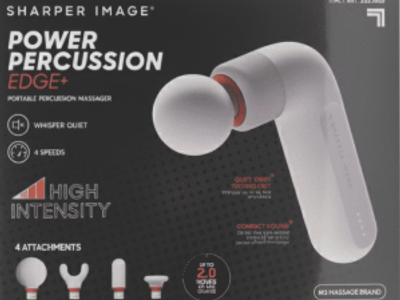 Brand new Sharper Image Power Percussion Edge+ Portable Percussion Massager.