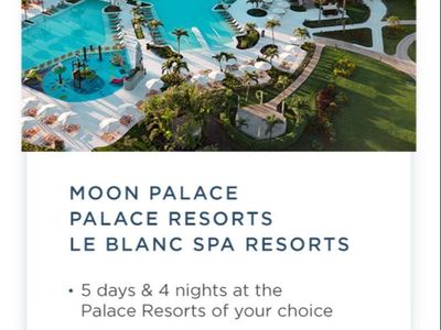 Palace Resort Bounce Back certificates for sale
