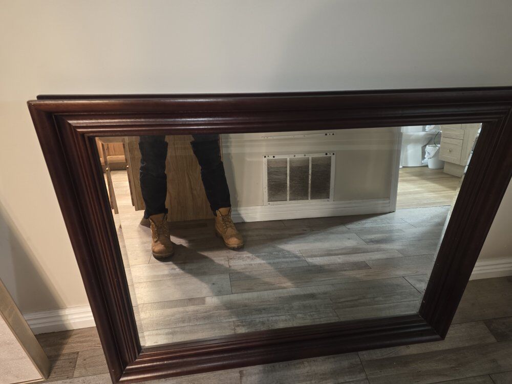Wood Frame Mirror