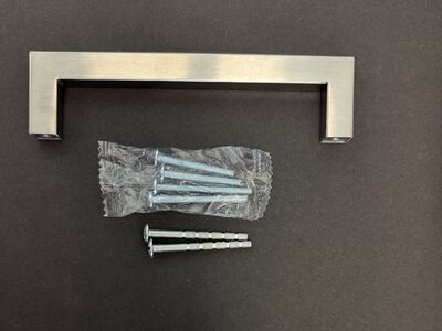 Modern 5.5" Brushed Nickel Cabinet & Drawer Pulls