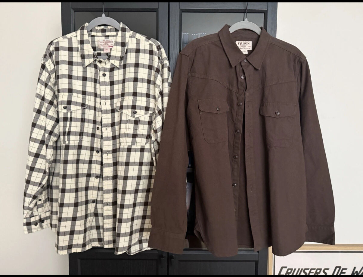 Men's Large Filson Flannel Shirts