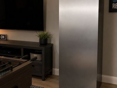 Vissani 56" Compact Refrigerator - Stainless Steel Finish, Great for Dorms/Offices