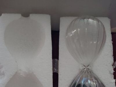 6 minute glass sand timer