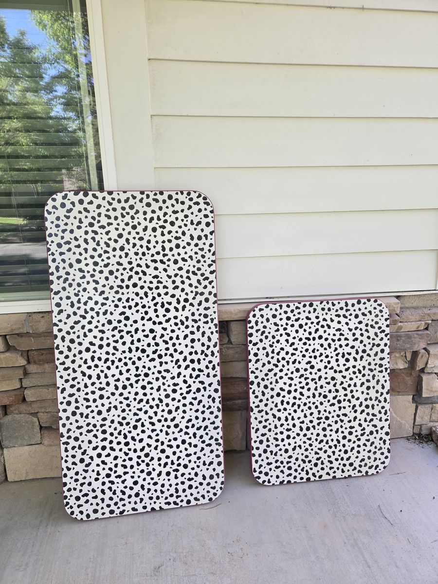 Dalmation Printed Table Tops from Firehouse Subs