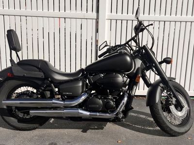 2022 Honda Shadow Phantom Motorcycle - Matte Black Cruiser *Low Miles*