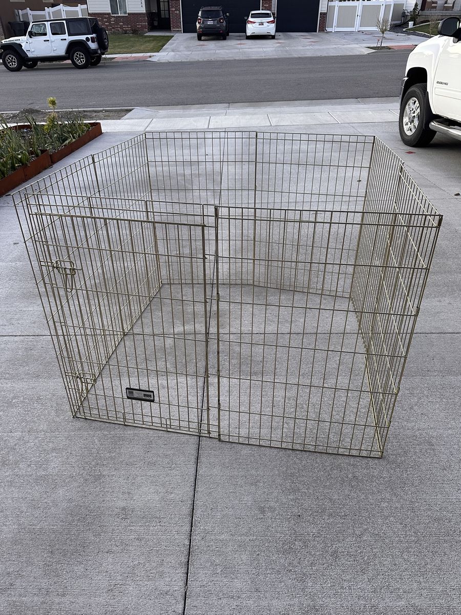 Pet Exercise Playpen 24" W x 36" H Large Metal Dog Fence Crate