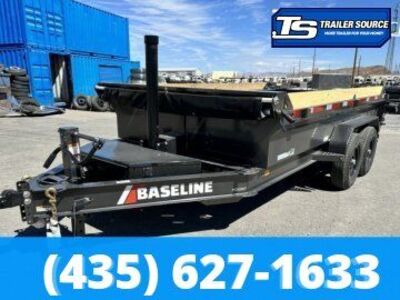 7x14 Diamond C Baseline HDU 207 Dump Trailer - 24" Sides - 14K GVWR