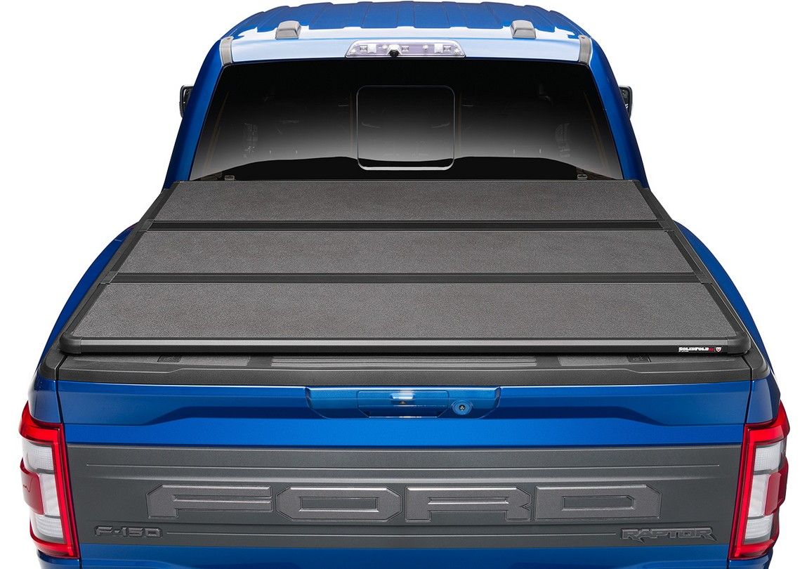 PART# 83480 EXTANG SOLID FOLD 2.0 HARD FOLDING TONNEAU COVER 6.5' 2015-2020 F150