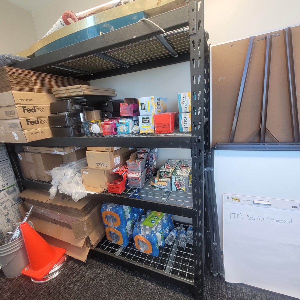 Heavy duty shelving