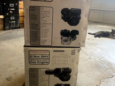 Predator Engines 212cc OHV Horizontal Shaft Gas Engine - New in Box