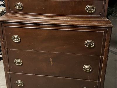 Vintage Thomasville five drawer, tallboy boydresser