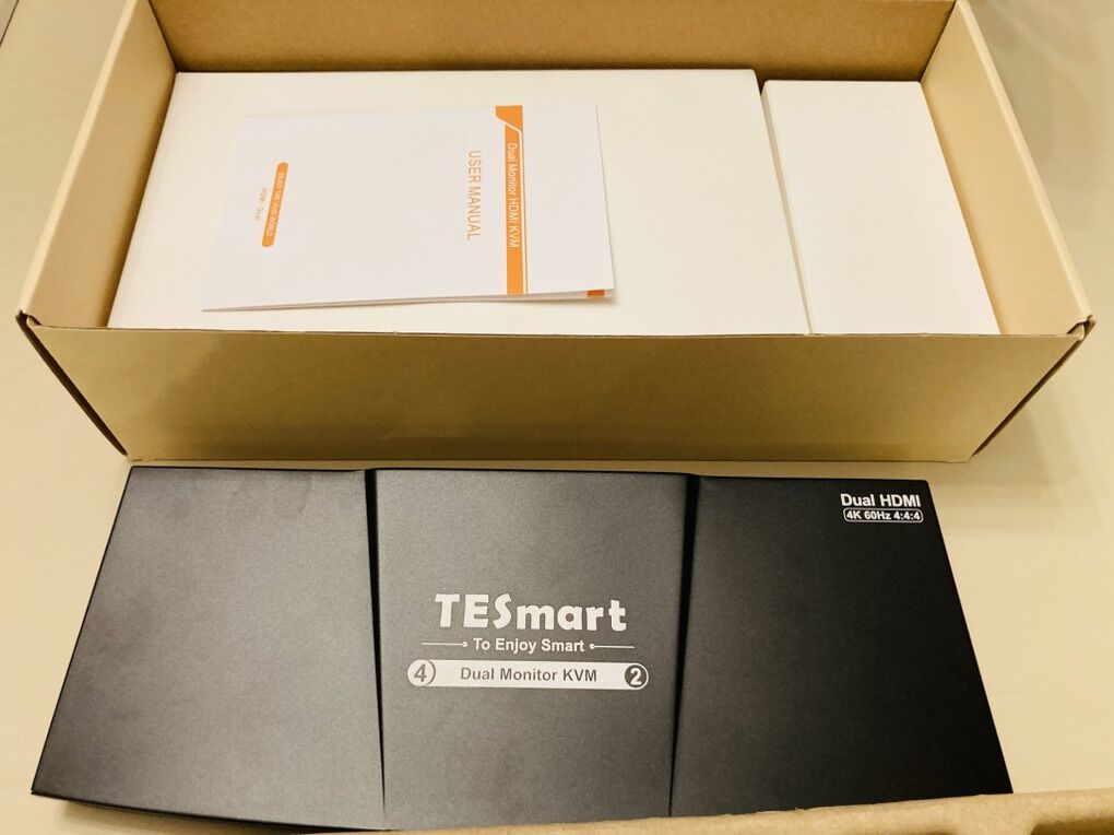 TESmart Dual Monitor HDMI Switch