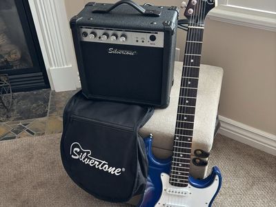 Electric Guitar Complete Bundle By Silvertone