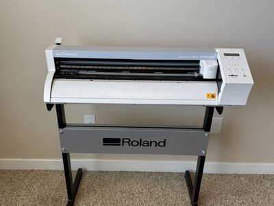 Roland GS2-24 CAMM 1 Vinyl Cutter Plotter With Stand
