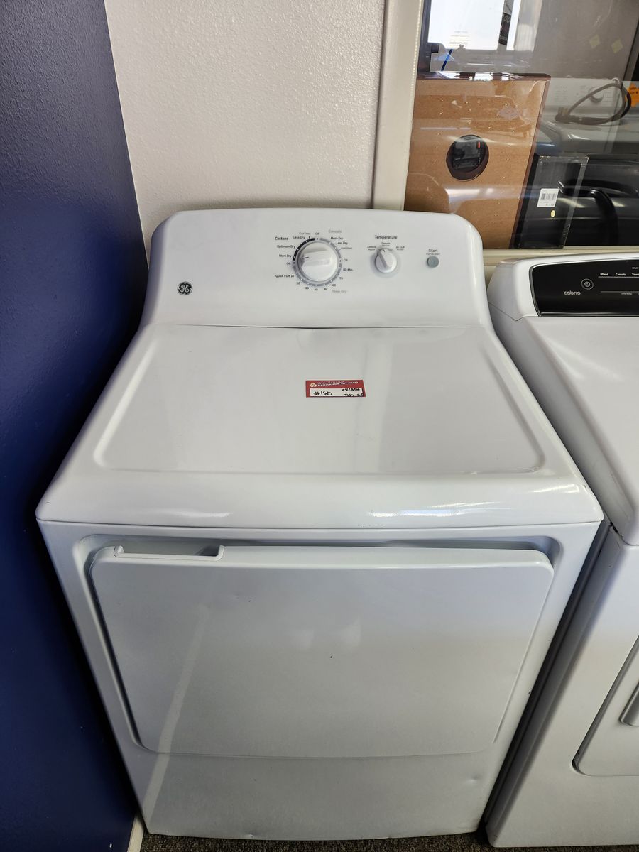NICE GE TOPLOAD ELECTRIC DRYER! WITH A FULL WARRANTY