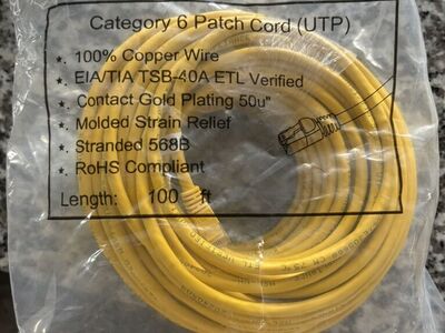 Category 6 patch cord