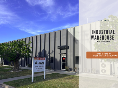 Industrial Warehouse with Heavy Power for Lease -