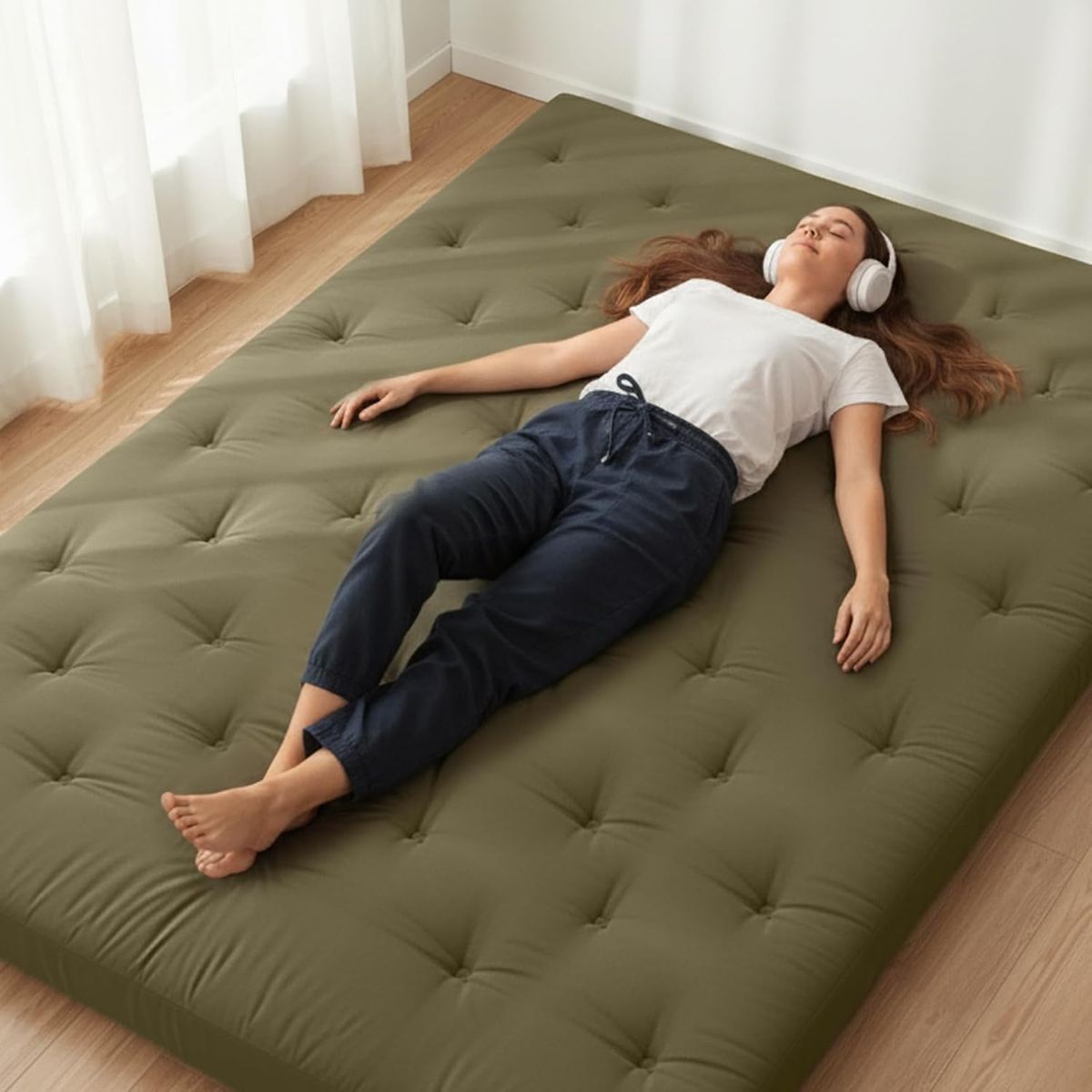 ZonLi Japanese Floor Futon Mattress Twin 75x39"