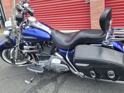 Harley-Davidson Road King Classic Blue Motorcycle - 27,948 Miles