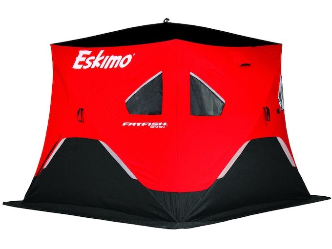 Eskimo Fatfish 949i Insulated Hub Ice Fishing Shelter - Red