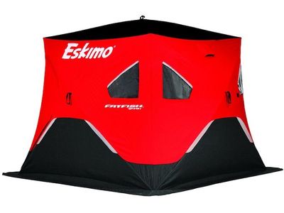 Eskimo Fatfish 949i Insulated Hub Ice Fishing Shelter - Red