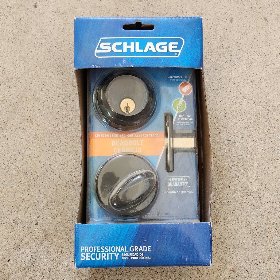 Schlage security deadbolt