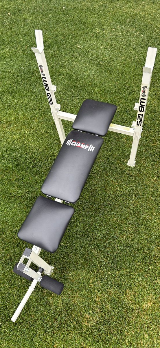 Champ WB 125 Weight Bench with Barbell Rack