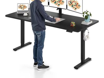 Adjustable Standing Desk - Black