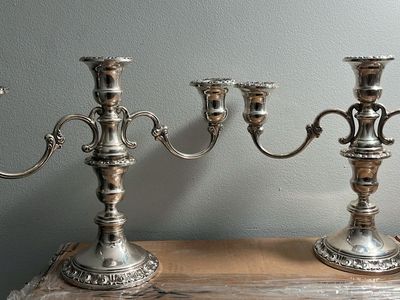 Set Of Gorham Sterling Silver Candelabras