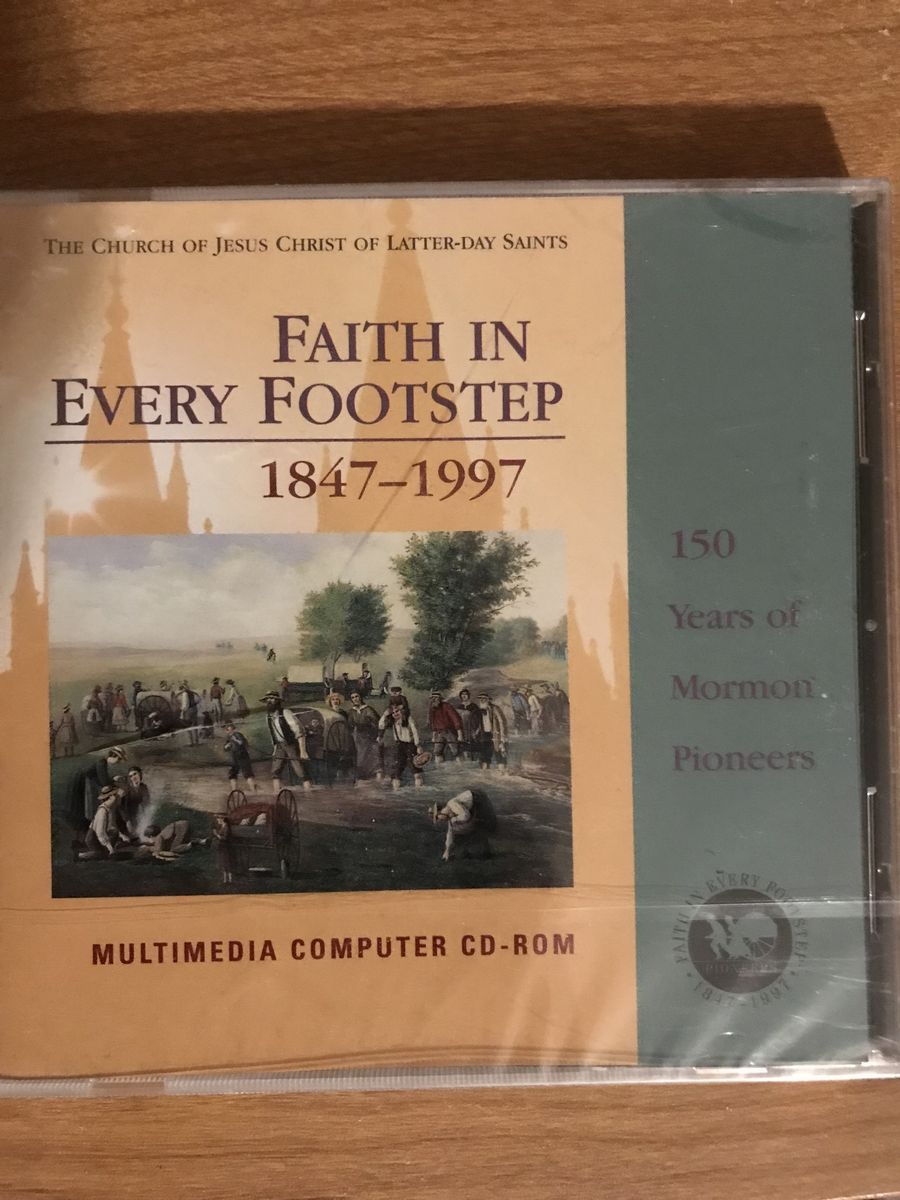 FAITH IN EVERY FOOTSTEP Church Of Jesus Christ Of Latter-Day Saints CD ROM NEW LDS 150 Years of Pioneers 1997