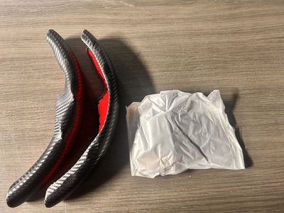 Carbon Fiber Syle Steering Wheel Trim Cover