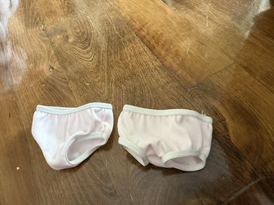 American Girl doll set of 2 light pink underwear