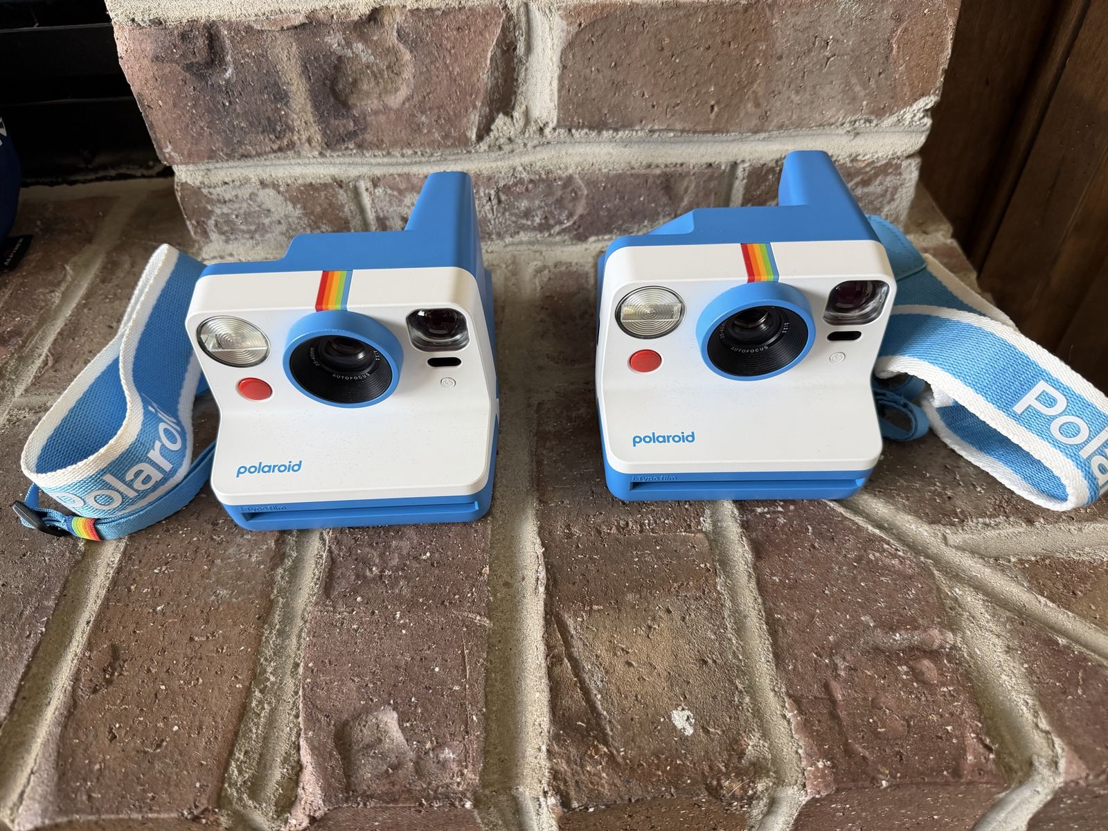 2 - Polaroid Now Instant Cameras (Gen 2) with Straps