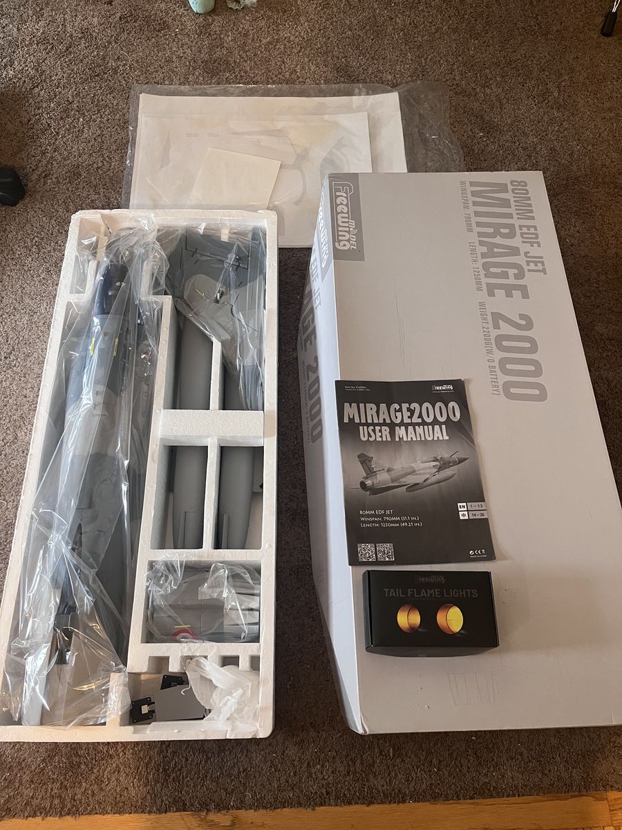 Freewing Mirage 2000C V2.5 (80mm EDF) – Like New!