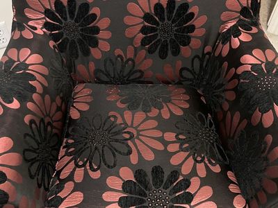 Flowered Sitting Chair, cool print! $25