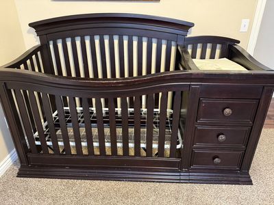 Crib And Changing Table