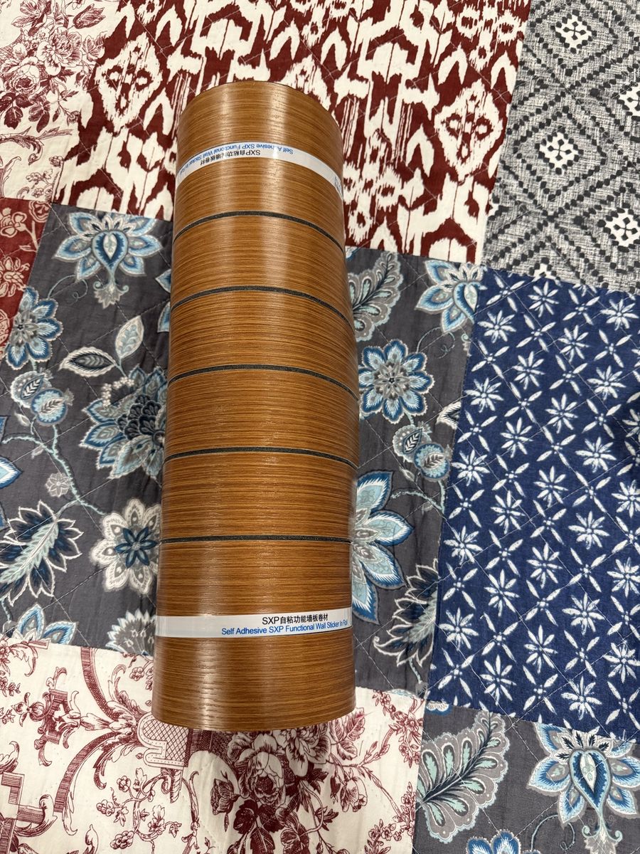 Self-Adhesive SXP Functional Wood Grain Wall Sticker Roll