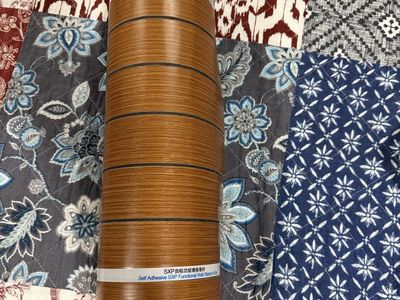 Self-Adhesive SXP Functional Wood Grain Wall Sticker Roll