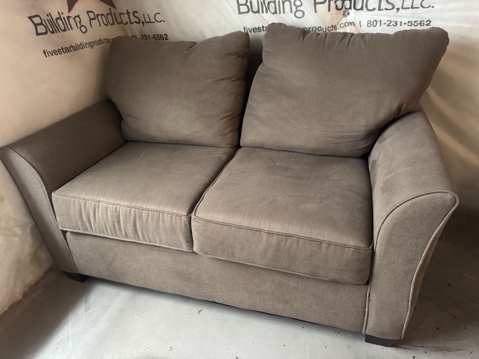 Modern 3-Piece Living Room Set – 2 Loveseats + Chair – Neutral Brown – $350 OBO