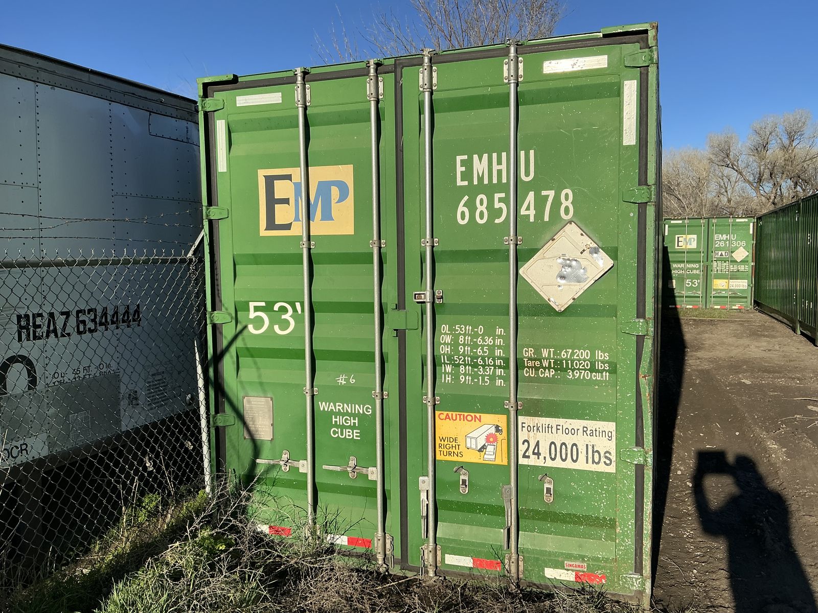 53' Shipping Container High Cube