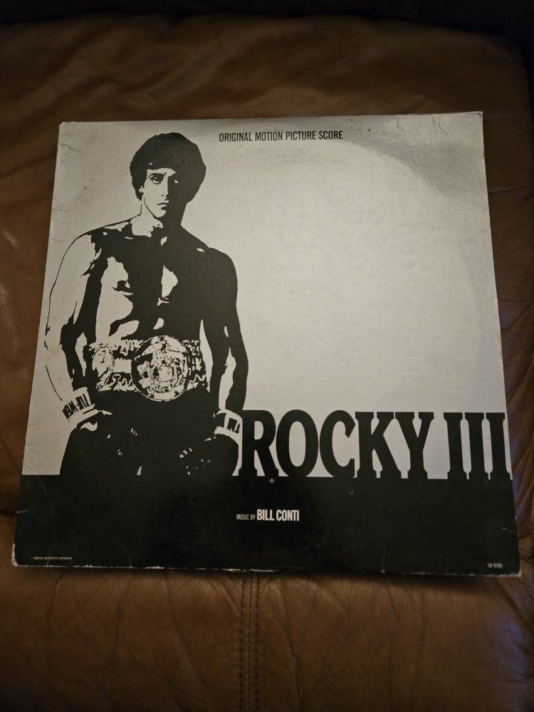 Rocky III Original Motion Picture Score Vinyl LP Record Bill Conti "Eye of the Tiger"