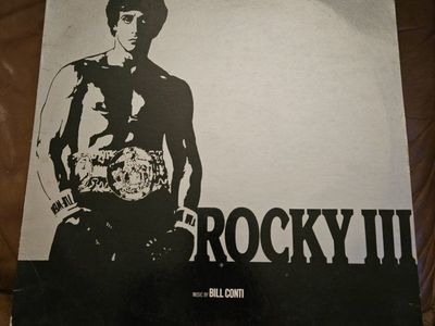 Rocky III Original Motion Picture Score Vinyl LP Record Bill Conti "Eye of the Tiger"