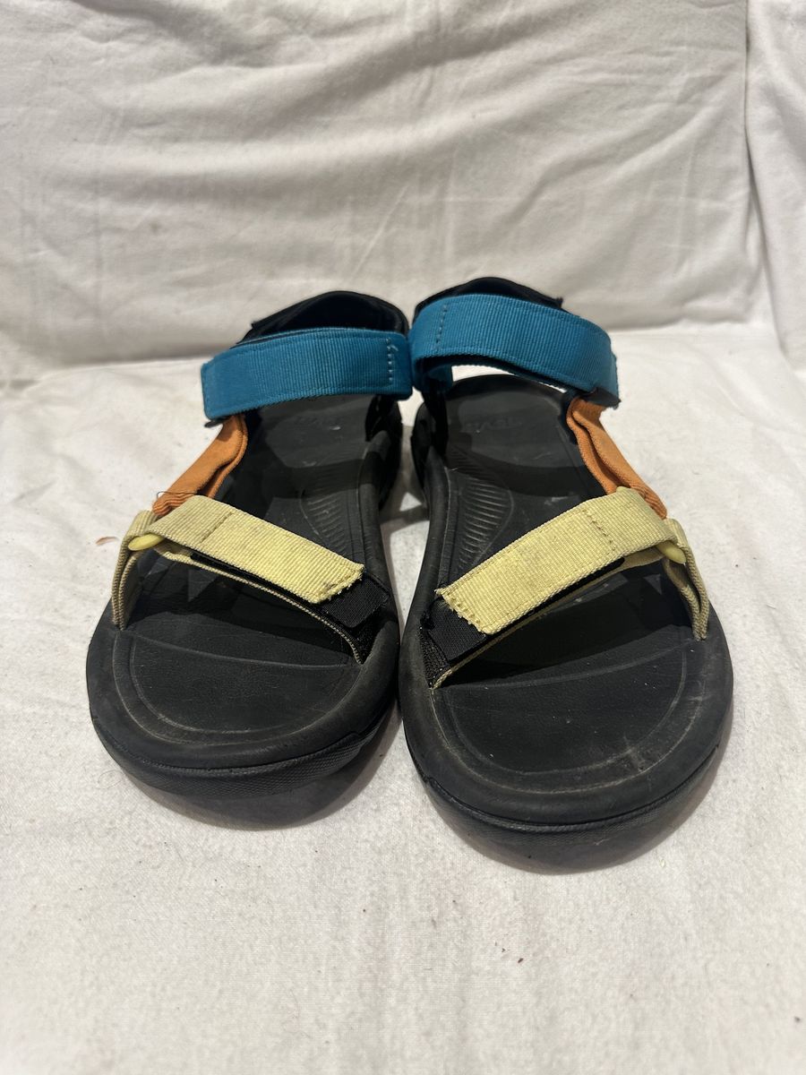 Teva Men’s Size 9 Teal/Orange/Yellow Sandals