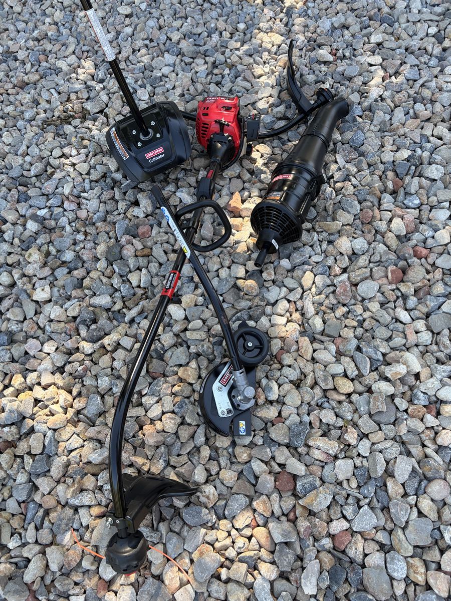 Craftsman M105 2-Cycle Trimmer, Blower, Edger & Cultivator Combo Kit – Great Condition